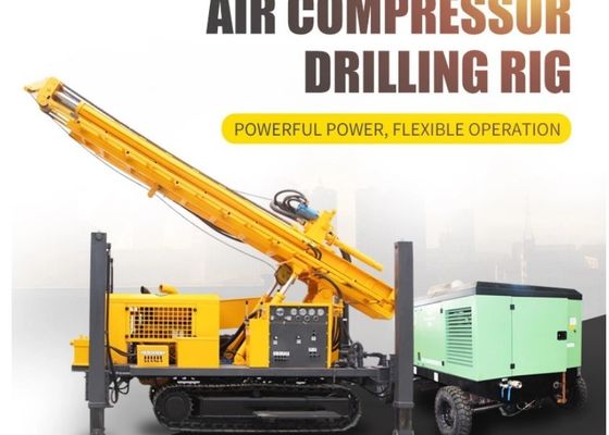 high leg pneumatic 3.5Mpa hydraulic crawler drilling machine