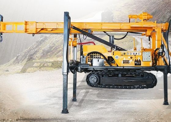 high leg pneumatic 3.5Mpa hydraulic crawler drilling machine