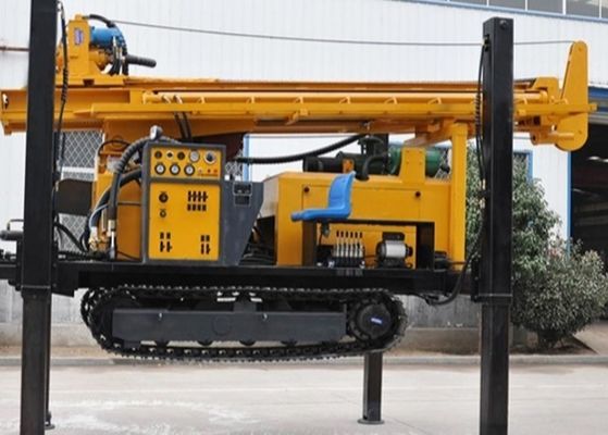 Deep Underground Water Well Drilling Rig With Diesel Engine 350 Meters Large Pneumatic Drilling Machine