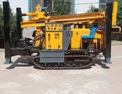 Well Air Compressor 180m Pneumatic Crawler Drill Machine