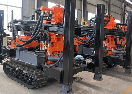 Well Air Compressor 180m Pneumatic Crawler Drill Machine