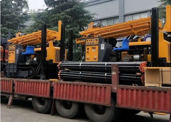 350 Meter Depth Crawler Water Well Drilling Rig Diesel Mobile