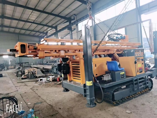 Dth Portable 260m Deep Crawler Drill Rig 105mm Diameter