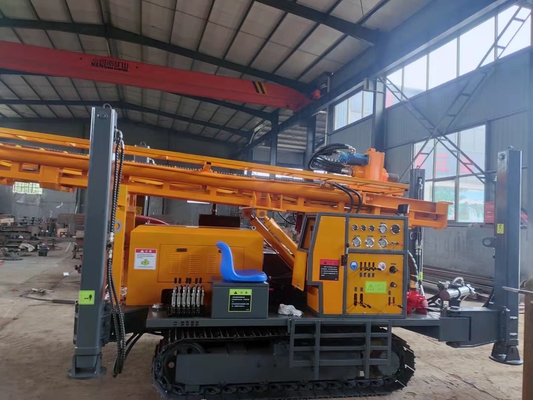 Dth Portable 260m Deep Crawler Drill Rig 105mm Diameter