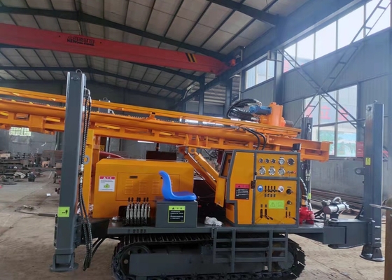 High Speed Pneumatic Crawler Mounted Drill Rig Machine St 180 For Water Well Borehole Drilling