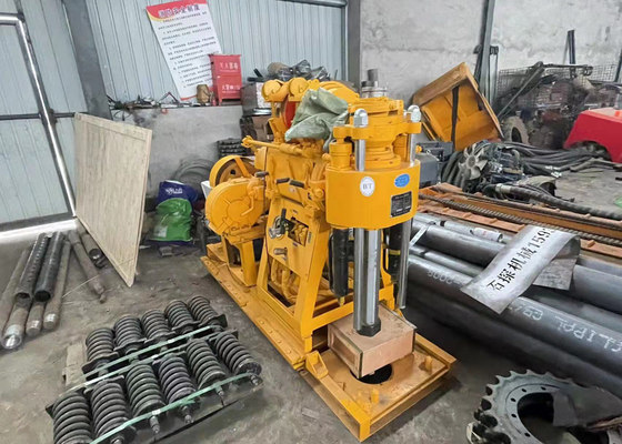 200 M Engineering Drilling Rig With Crawler Chassis In Mining Irrigation