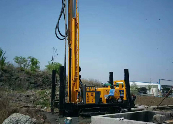 St350 Water Well Drilling Rig Crawler Type Full Hydraulic 350m Deep