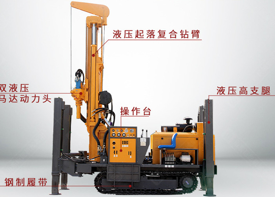 Fast Speed Pneumatic Water Well Drill ST350 Meters Deep Machine
