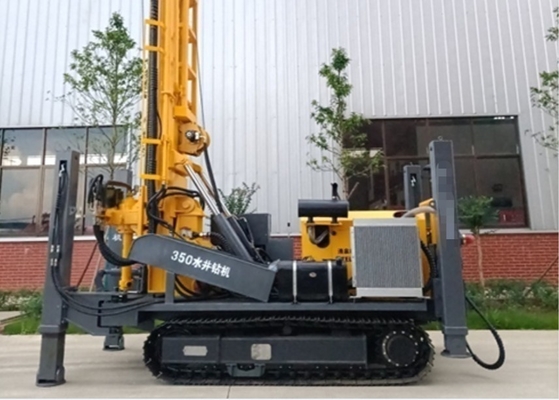 Rotation Torque Rubber Crawler Mounted Drilling Rig 200 Meters Depth