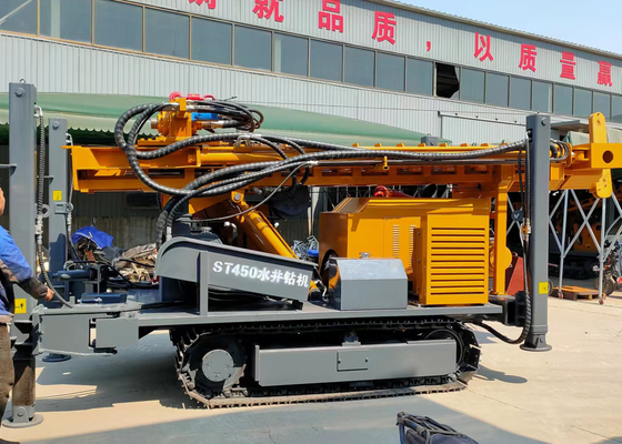 Two Hundred Meters Borehole Pneumatic Drilling Rig Equipment For Deep Hole Blasting