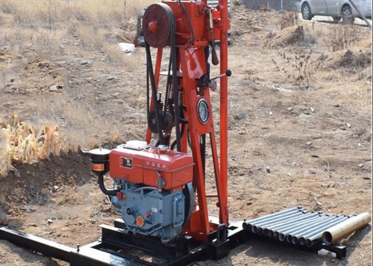 7.5kw St 50 Exploration Drilling Rig Rotary Portable Borehole 0-50m/H ...