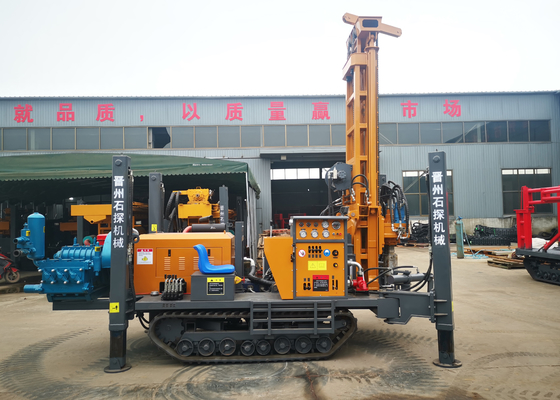 180m Pneumatic Drilling Rig Fast Speed Farming Industrial Deep Borehole Blasting For Rock