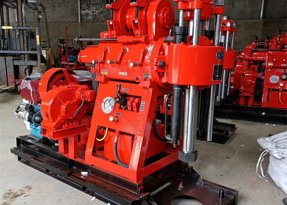 200m Core Drill Rig Diesel Engine Engineering Exploration For Collecting Samples GK 200