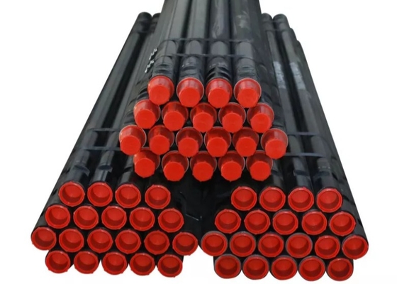 Steel Threaded Rock Drill Rods High Strength For Top Hammer Rock Drilling Rigs