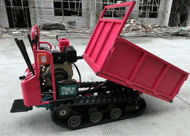 Durable Small Tracked Dumpers / Rubber Track Carriers With Automatic Transmission