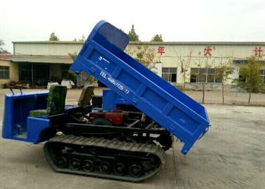 800kg Capacity Tracked Mini Dumper , Easy Operate Mini Crawler Dumper