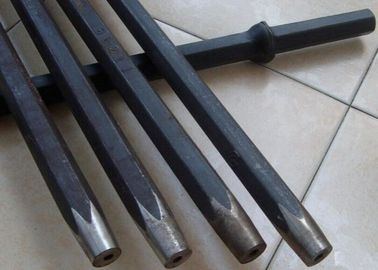 Carbon Steel Integral Drill Rods , Mining Drill Rods For Rock Drilling