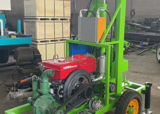 150 Meters Water Well Drilling Rig For Borehole Portable Equipment