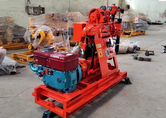100m Geotechnical Drill Rig for SPT Sample Collection 22 HP