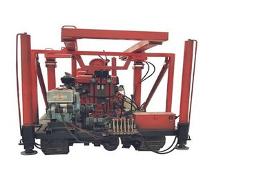 ST 300 Trailer Mounted Water Well Drilling Rig With Drill Hole 300mm