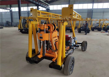 Small Size Flexible ST-100 Water Well Drilling Rig For Construction Foundation