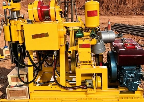 200  Meters Depth Drilling Machinery With 300mm borehole Diamter Suitable For All Layers