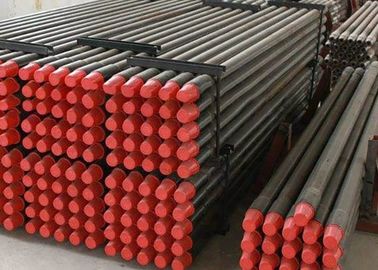 High Strength Rock Drill Rods Thread Types , Drill Steel Rod ISO Certification