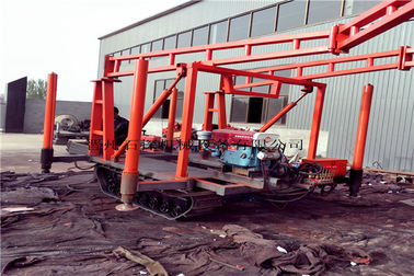 Hole Crawler Pneumatic Water Well Drill Rig / DTH Hard Rock Geology Drill Machine