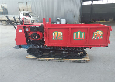 Mini Size Rubber 1 Ton Tracked Dumper Crawler Transporter Manual Operation