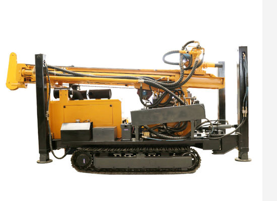 High Efficiency Water Well 89kw Crawler Mounted Drill Rig