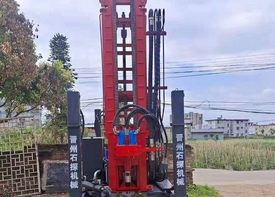 ST 200 Meters Chicago Pneumatic Drilling Rig Customized Diameter Large Diesel Engine Power