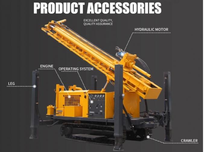 Hydraulic Mobile Mining 350m Truck Mounted Drill Rig