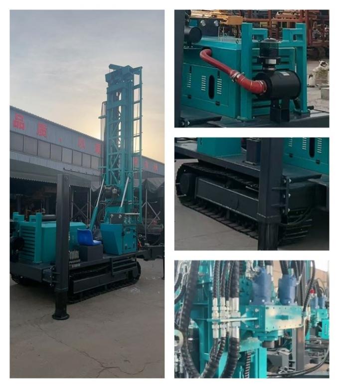 Foundation Borehole / Water Well Digging Machine With 6m Tower