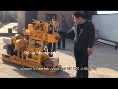 GK-200 Geological Drilling Rig , Crawler Type Hydraulic Water Well Drilling Rig