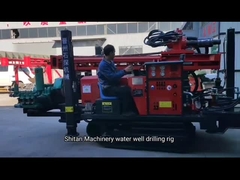 Large St 180 Pneumatic Water Well Drilling Rig High Speed Crawler Mounted