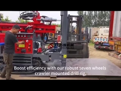 ST200 Deep Meters Pneumatic Drilling Rig Industrial Underground Borehole