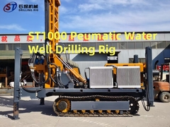 All Terrain Crawler Water Well Drilling Rig With Yuchai 92kw Diesel Engine