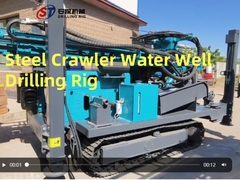  Pneumatic Drilling Rig Crawler Type Rocky Layer Hydraulic For Water Well