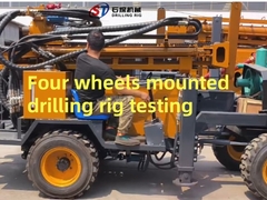 With Air Compressor Pneumatic Drilling Rig ST 200 For Rocky Layer Blasting Borehole
