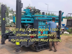 Hot Seller Small Crawler Pneumatic Drilling Rig For 200m/300m/400m
