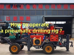 Self Propelled / Cargo Trailer Mounted Water Well Drilling Rig With Large Power Head