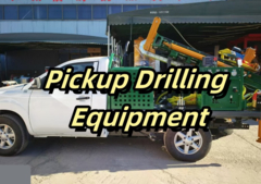 Pickup Borewell Water Drilling Rig  For Mountain drilling