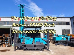 Track / Tractor Deep Borehole Drilling Rig Machine For 105-305mm Diameter