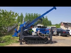 0-80 Rpm Dth Crawler Mounted Drill Rig 280 Meters Depth