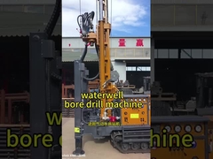 Deep Borehole Pneumatic Earth Drilling Equipment 200 Meters With Kaishan Air Compressor And Mud Pump