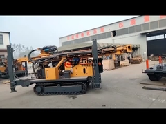 Geotechnical Engineering 450m Depth Crawler Mounted Drill Rig 3.5mpa