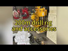 Easy Movement GK 200 Soil Test Drilling Rig Machine for Sample Engineering With 50 mm Drilling Rod
