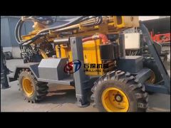 With Large Horse Power Pneumatic Drilling Rig 180m Depth With Yuchai Diesel Engine