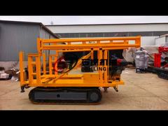 Depth 200m Soil Test Drilling Machine For Core Borehole Drilling With 22 HP Diesel Engine