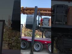 1000m Crawler Hydraulic Water Well Drilling Rig 6 Cylinder Diesel Engine